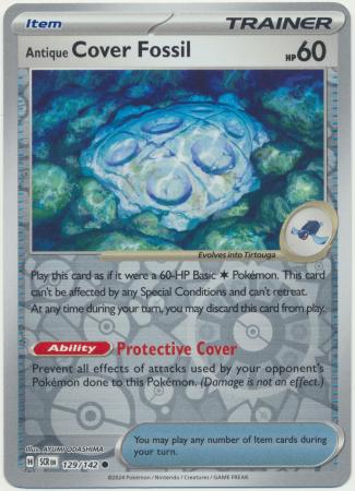 Stellar Crown - 129/142 - Antique Cover Fossil (Reverse Holo) Stellar Crown - 129/142 - Antique Cover Fossil (Reverse Holo)