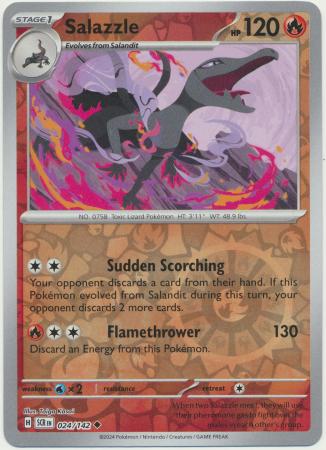 Stellar Crown - 024/142 - Salazzle (Reverse Holo)