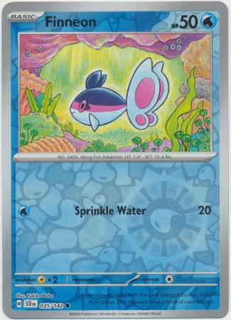 Stellar Crown - 035/142 - Finneon (Reverse Holo)