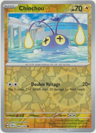 Stellar Crown - 048/142 - Chinchou (Reverse Holo)