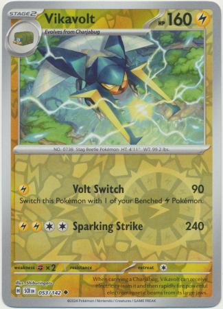 Stellar Crown - 053/142 - Vikavolt (Reverse Holo)