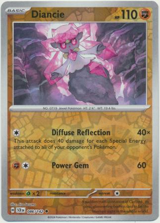 Stellar Crown - 086/142 - Diancie (Reverse Holo)