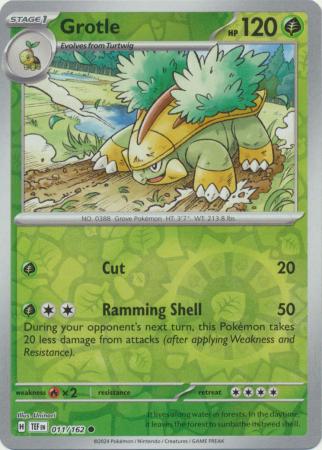 Karta Pokémon - Temporal Forces - 011/162 - Grotle (Reverse Holo)