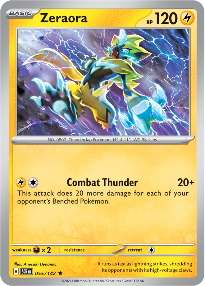 Stellar Crown - 055/142 - Zeraora (Holo)