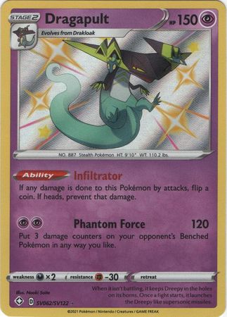 Karta Pokémon - Shining Fates - SV062/SV122 - Dragapult