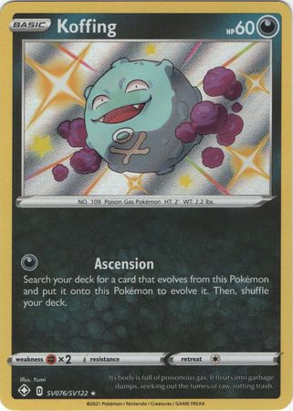 Karta Pokémon - Shining Fates - SV076/SV122 - Koffing