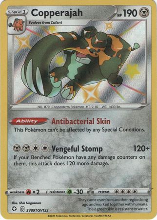 Karta Pokémon - Shining Fates - SV091/SV122 - Copperajah