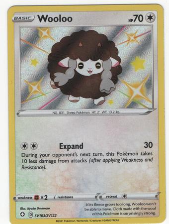 Karta Pokémon - Shining Fates - SV103/SV122 - Wooloo
