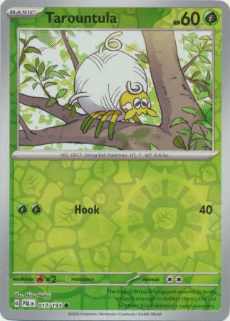Karta Pokémon - Paldea Evolved - 017/193 - Tarountula (Reverse Holo)
