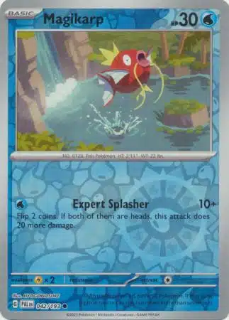 Karta Pokémon - Paldea Evolved - 042/193 - Magikarp (Reverse Holo)