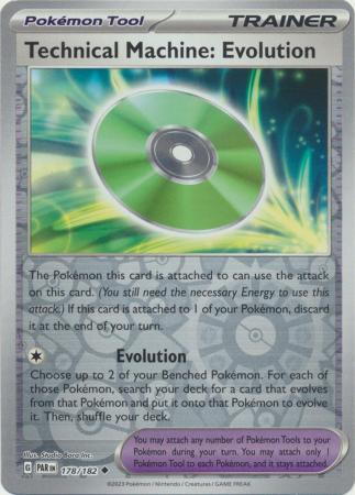 Karta Pokémon - Paradox Rift - 178/182 - Technical Machine: Evolution (Reverse Holo)