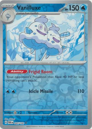 Karta Pokémon - Paradox Rift - 045/182 - Vanilluxe (Reverse Holo)