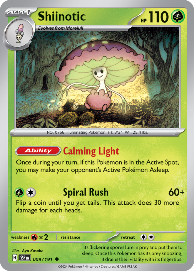Surging Sparks - 009/191 - Shiinotic
