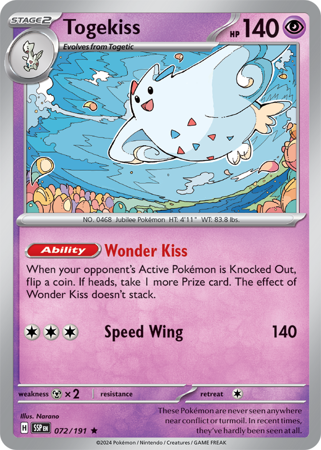 Surging Sparks - 072/191 - Togekiss (Holo)