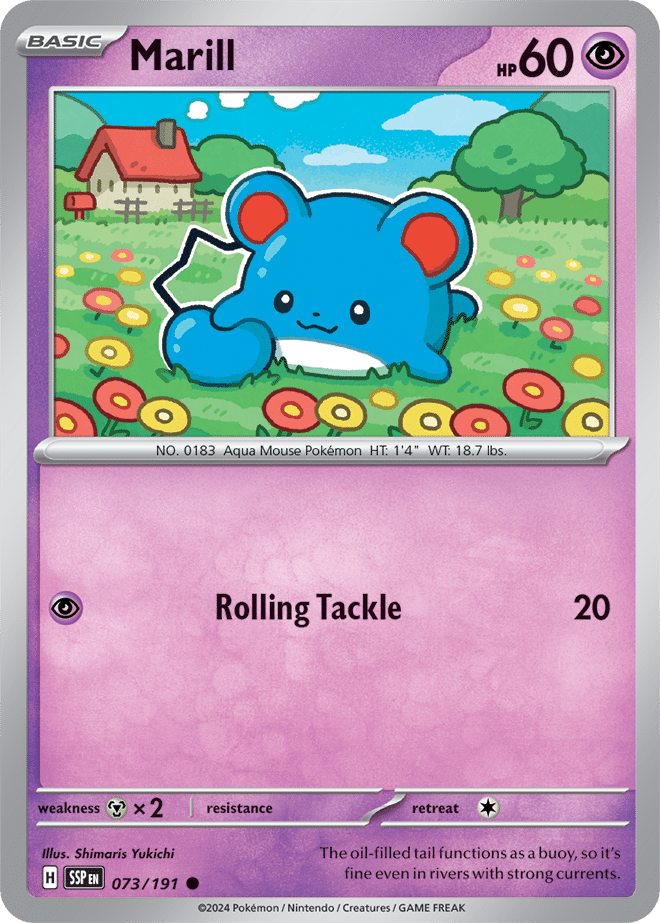 Surging Sparks - 073/191 - Marill