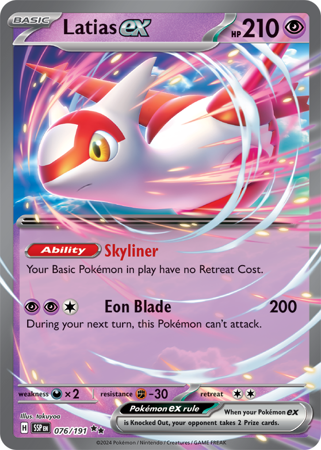 Surging Sparks - 076/191 - Latias ex