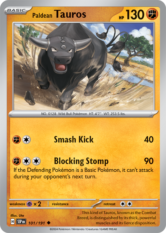 Surging Sparks - 101/191 - Paldean Tauros