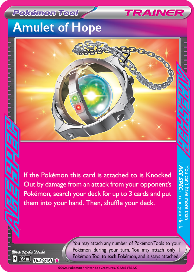 Surging Sparks - 162/191 - Amulet of Hope