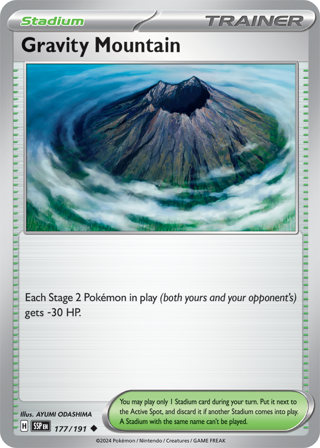 Trainer - Surging Sparks - 177/191 - Gravity Mountain