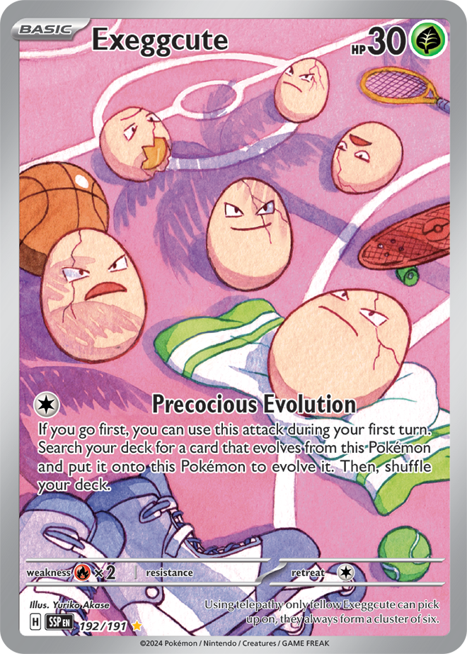 Surging Sparks - 192/191 - Exeggcute