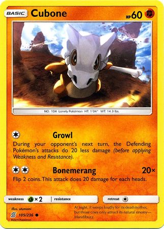Unified Minds - 105/236 - Cubone