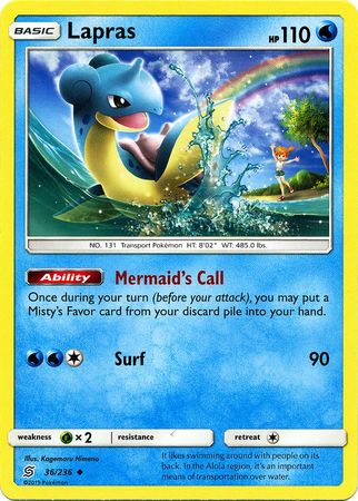 Unified Minds - 036/236 - Lapras