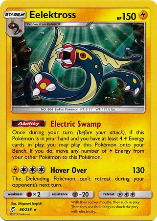 Karta Pokémon - Unified Minds - 066/236 - Eelektross (Holo)