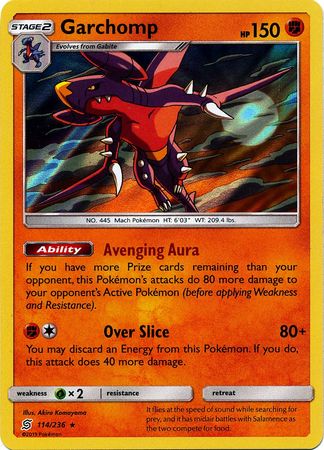 Karta Pokémon - Unified Minds - 114/236 - Garchomp (Holo)
