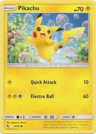 Hidden Fates - 019/068 - Pikachu