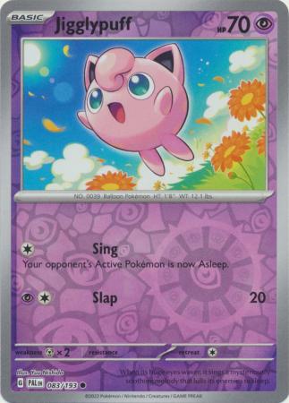 Karta Pokémon - Paldea Evolved - 083/193 - Jigglypuff (Reverse Holo)