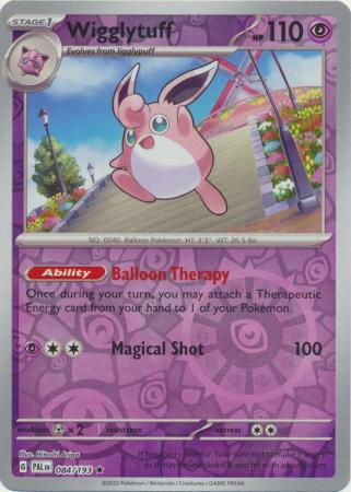 Karta Pokémon - Paldea Evolved - 084/193 - Wigglytuff (Reverse Holo)
