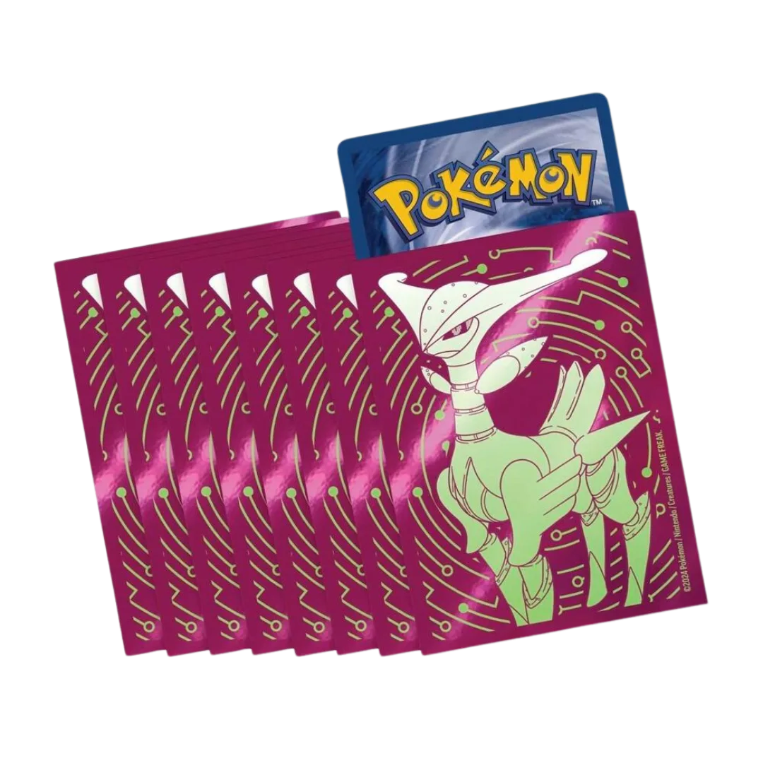 Pokemon TCG: Koszulki na karty Temporal Forces (Iron Leaves) (65 szt.)