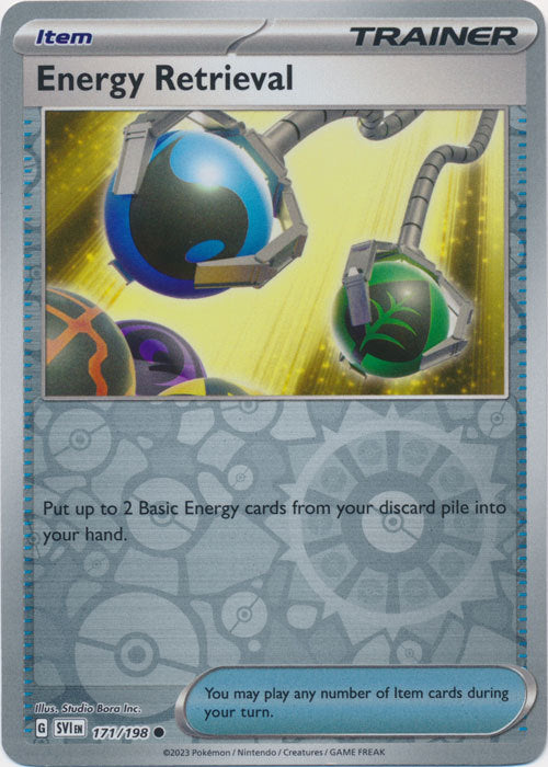 Karta Pokémon - Scarlet & Violet - 171/198 - Energy Retrieval (Reverse Holo)