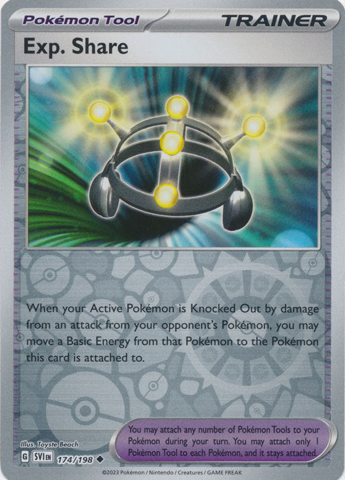 Karta Pokémon - Scarlet & Violet - 174/198 - Exp. Share (Reverse Holo)
