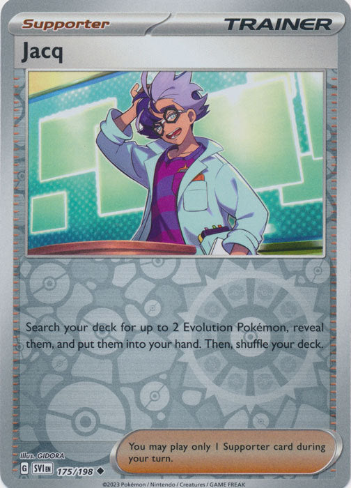 Karta Pokémon - Scarlet & Violet - 175/198 - Jacq (Reverse Holo)