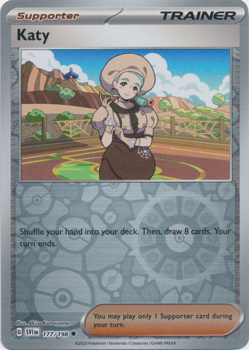 Karta Pokémon - Scarlet & Violet - 177/198 - Katy (Reverse Holo)