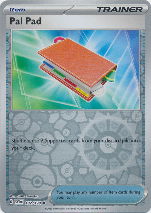 Karta Pokémon - Scarlet & Violet - 182/198 - Pal Pad (Reverse Holo)