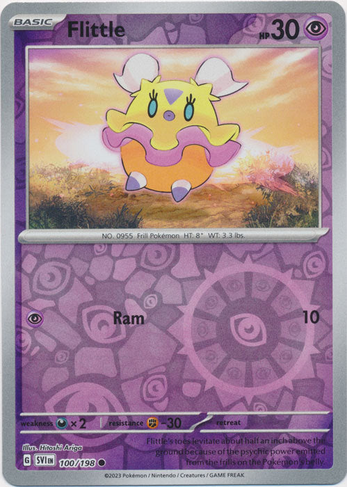 Karta Pokémon - Scarlet & Violet - 100/198 - Flittle (Reverse Holo)
