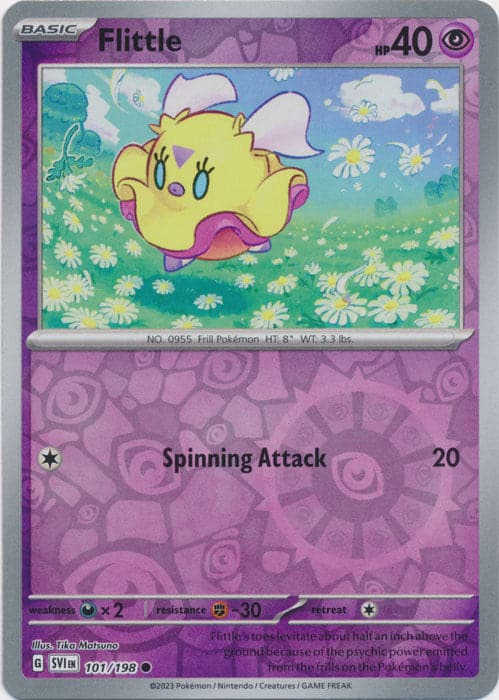 Scarlet & Violet (Reverse Holo) (94) Karta Pokémon - Scarlet & Violet - 101/198 - Flittle (Reverse Holo) - obrazek 1