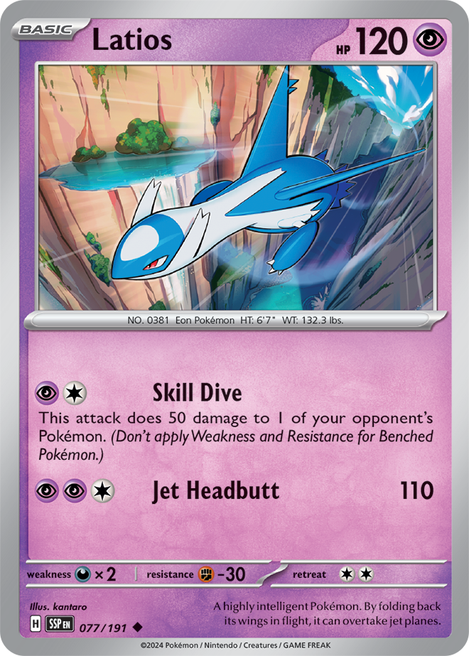 Surging Sparks - 077/191 - Latios