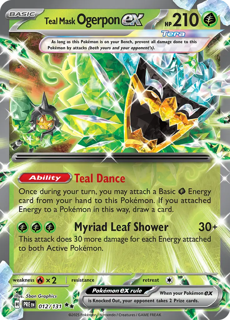 Prismatic Evolutions - 012/131 - Teal Mask Ogerpon ex