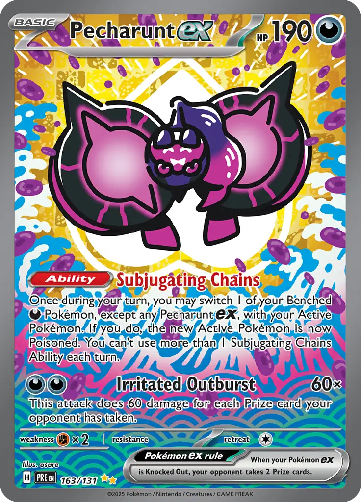 Prismatic Evolutions - 163/131 - Pecharunt ex