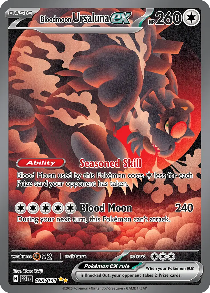 Prismatic Evolutions - 168/131 - Bloodmoon Ursaluna ex