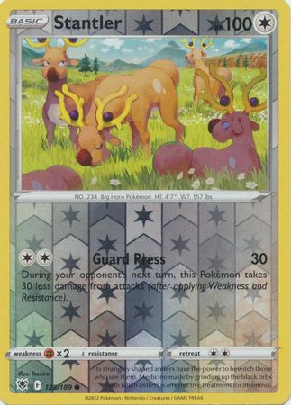 Karta Pokémon - Astral Radiance - 125/189 - Stantler (Reverse Holo)