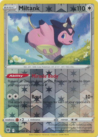 Karta Pokémon - Astral Radiance - 126/189 - Miltank (Reverse Holo)