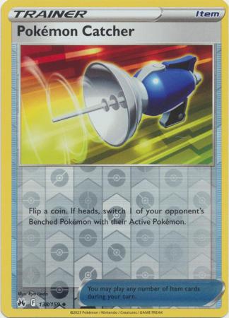 Karta Pokémon - Crown Zenith - 138/159 - Pokémon Catcher (Reverse Holo)