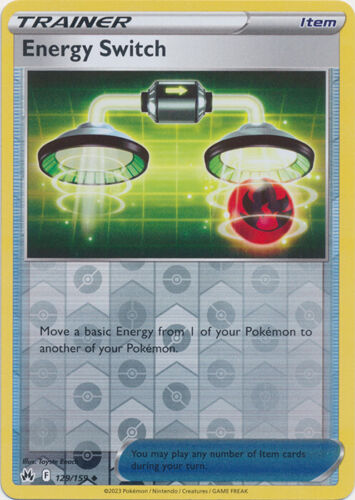 Karta Pokémon - Crown Zenith - 129/159 - Energy Switch (Reverse Holo)