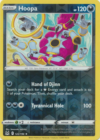 Karta Pokémon - Lost Origin - 122/196 - Hoopa (Reverse Holo)
