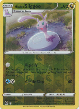 Karta Pokémon - Lost Origin - 133/196 - Hisuian Sliggoo (Reverse Holo)