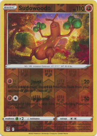 Karta Pokémon - Lost Origin - 094/196 - Sudowoodo (Reverse Holo)